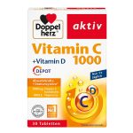 DOPPEL HERZ Aktiv Vitamin C 1000 + Zinc +vit.D depo A30
