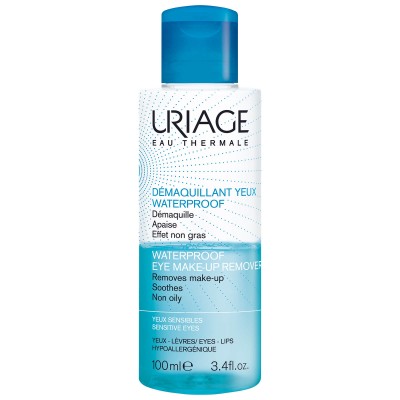 URIAGE Dvofazni čistač vodootporne šminke za oči i usne 100ml URIAGE Dvofazni čistač vodootporne šminke za oči i usne 100ml - Image 1