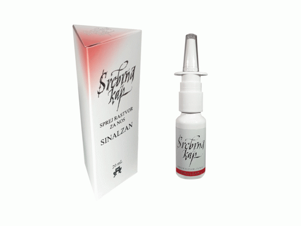 Srebrna kap Sinalzan sprej rastvor za nos 20 ml