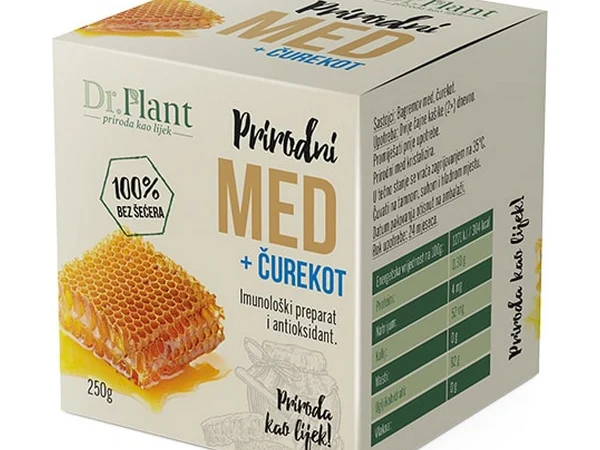 Dr. Plant prirodni med i čurekot 250g