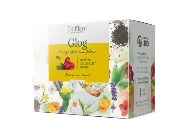 Dr. Plant čaj glog (Crategi flos cum folium) 40g