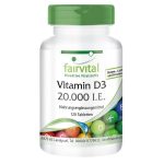 FAIRVITAL vitamin D3 20 000 IU tbl. A 120