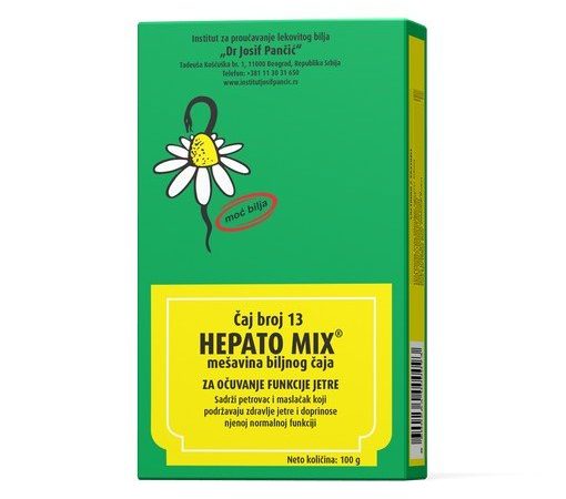 Josif Pančić čaj br. 13 HEPATO MIX 100 g.