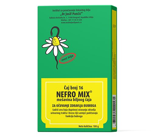 Josif Pančić čaj br. 16 NEFRO MIX 100 g.