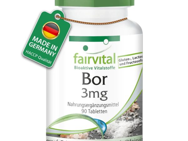 FAIRVITAL Bor 3mg. A90