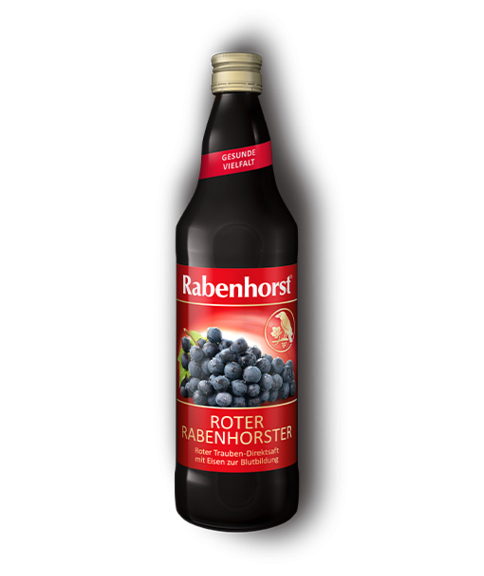 Rabenhorst-Sok-grozde-obogacen-zeljezom-glukonat Rabenhorst Sok grožđe obogaćen željezom 750 ml. - Image 1