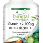 Fairvital K2D3 (K2 200mcg + D3 10 000IU) A90