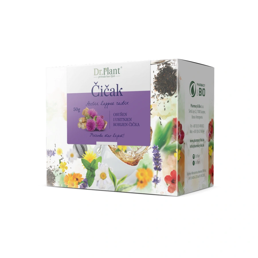 Cicak1 Dr. Plant čaj čičak korijen (Arctii lappae radix) 50g - Image 1