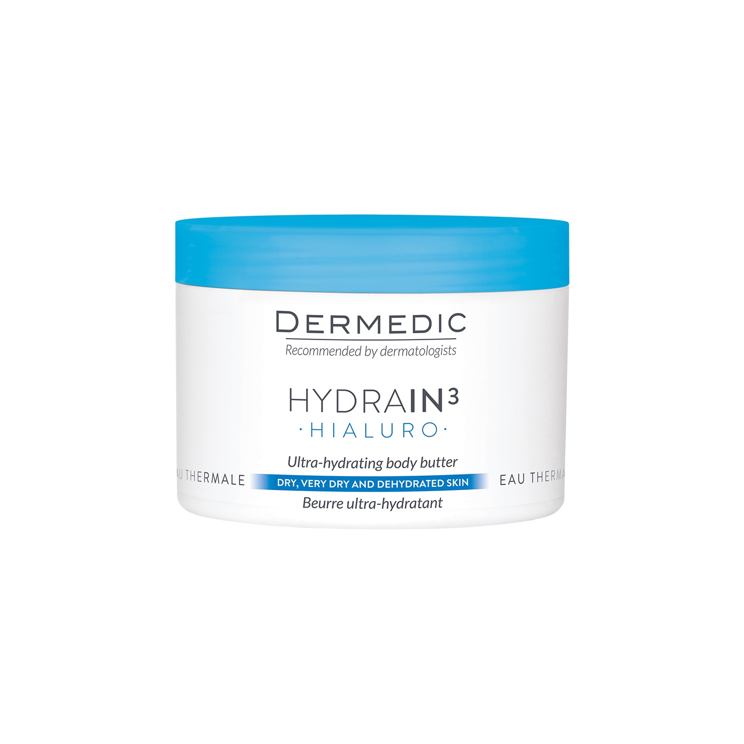 Dermedic-Hydrain3-Hialuro-intenzivno-hidratantni-maslac-za-tijelo225-ML Dermedic Hydrain3 Hialuro intenzivno hidratantni maslac za tijelo 225 ML - Image 1