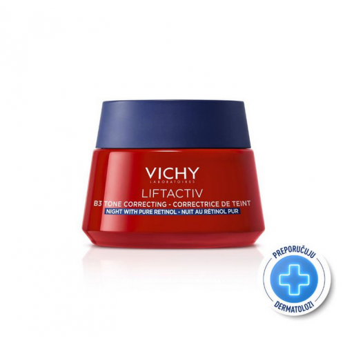 B3 RETINOL-500x500 Vichy Liftactive B3 + Retinol noćna krema 50ml - Image 1